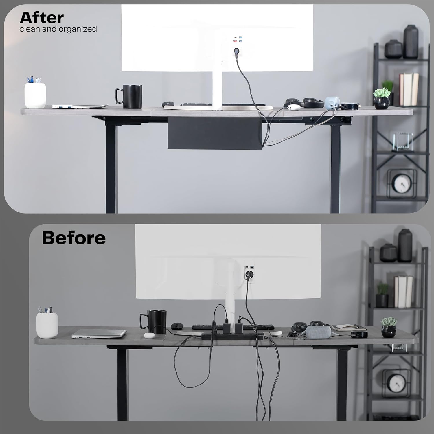 Product image of Under Desk Cable Management Trays from Amazon